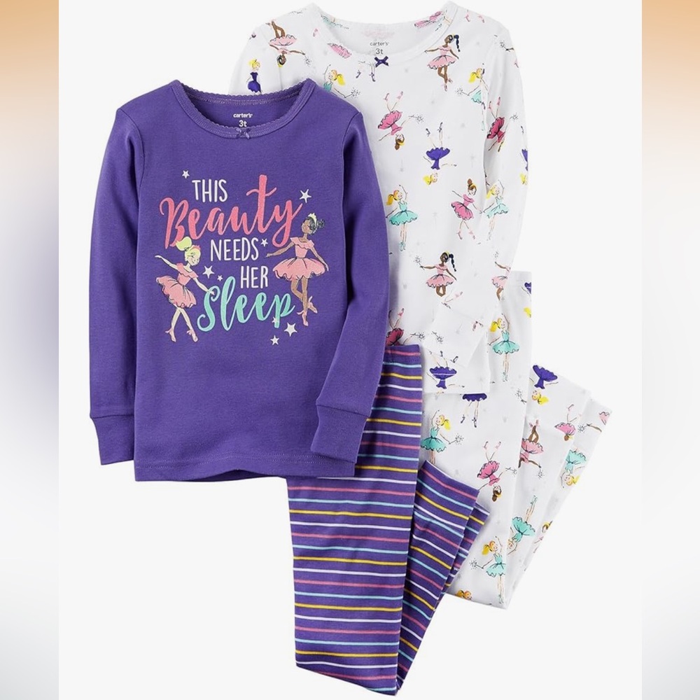 Carters Ballerina Pajamas NWT